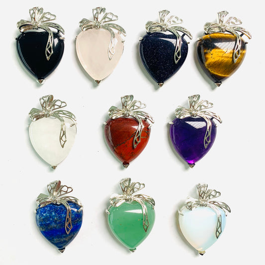 Heart pendant/Energy crystal