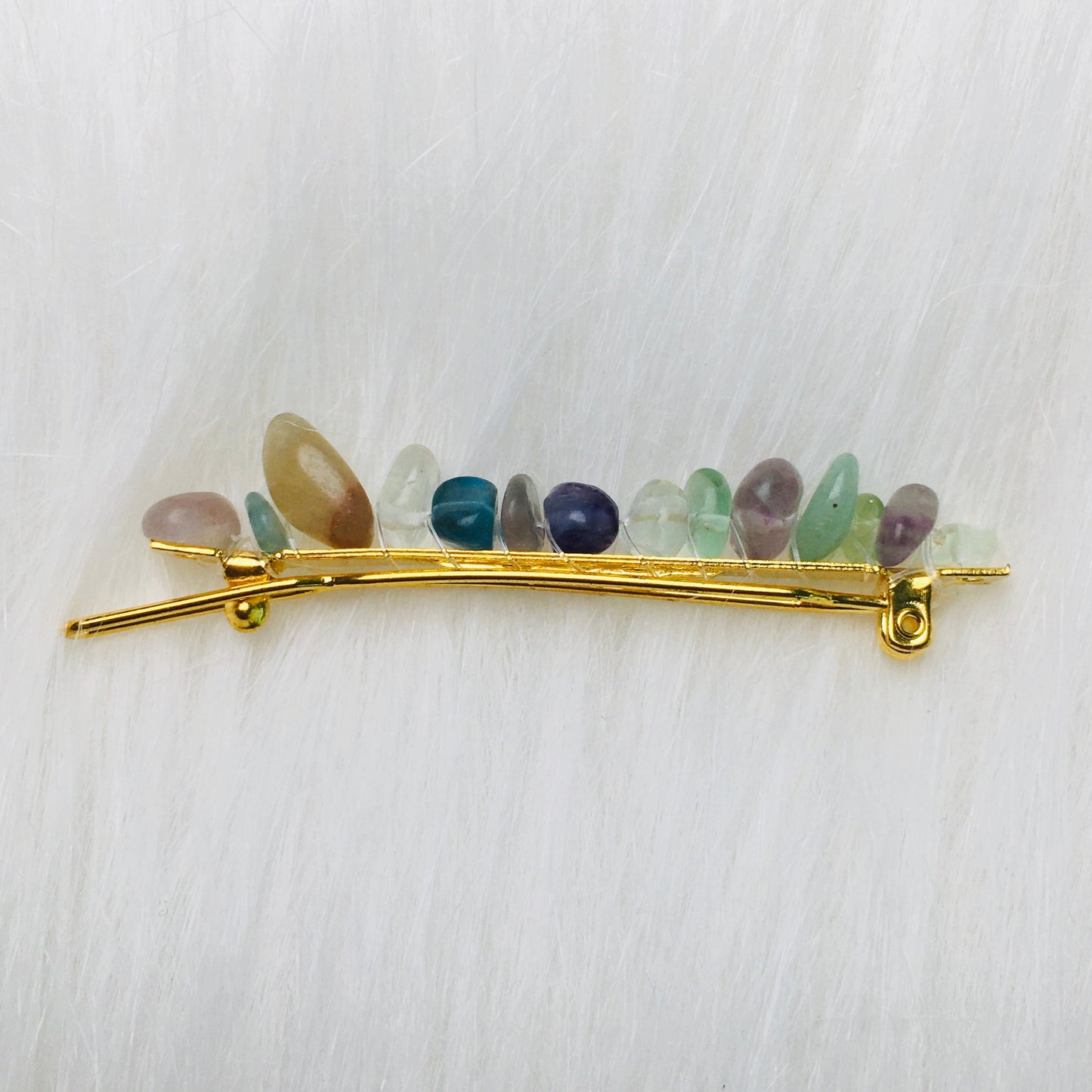 Natural Gravel Stone Hairpin