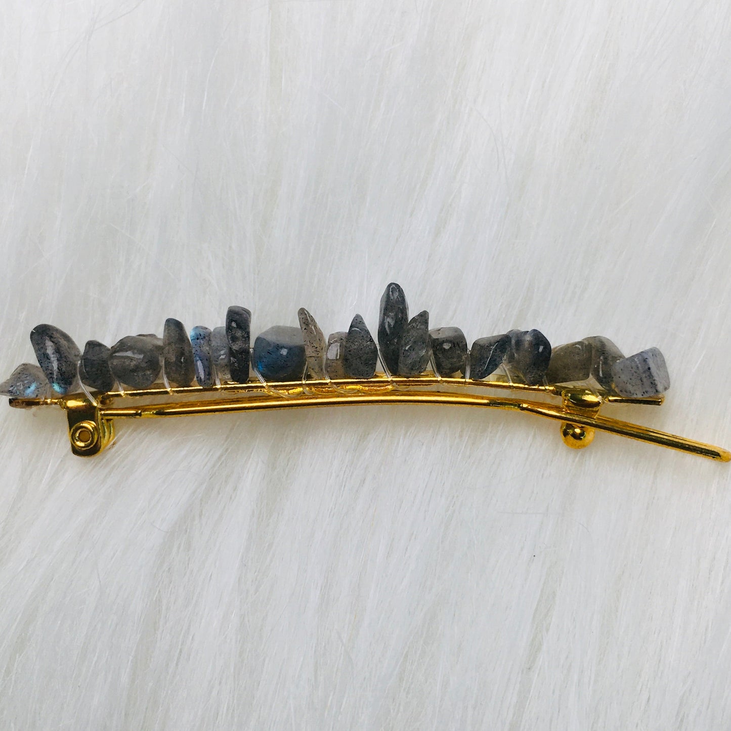 Natural Gravel Stone Hairpin