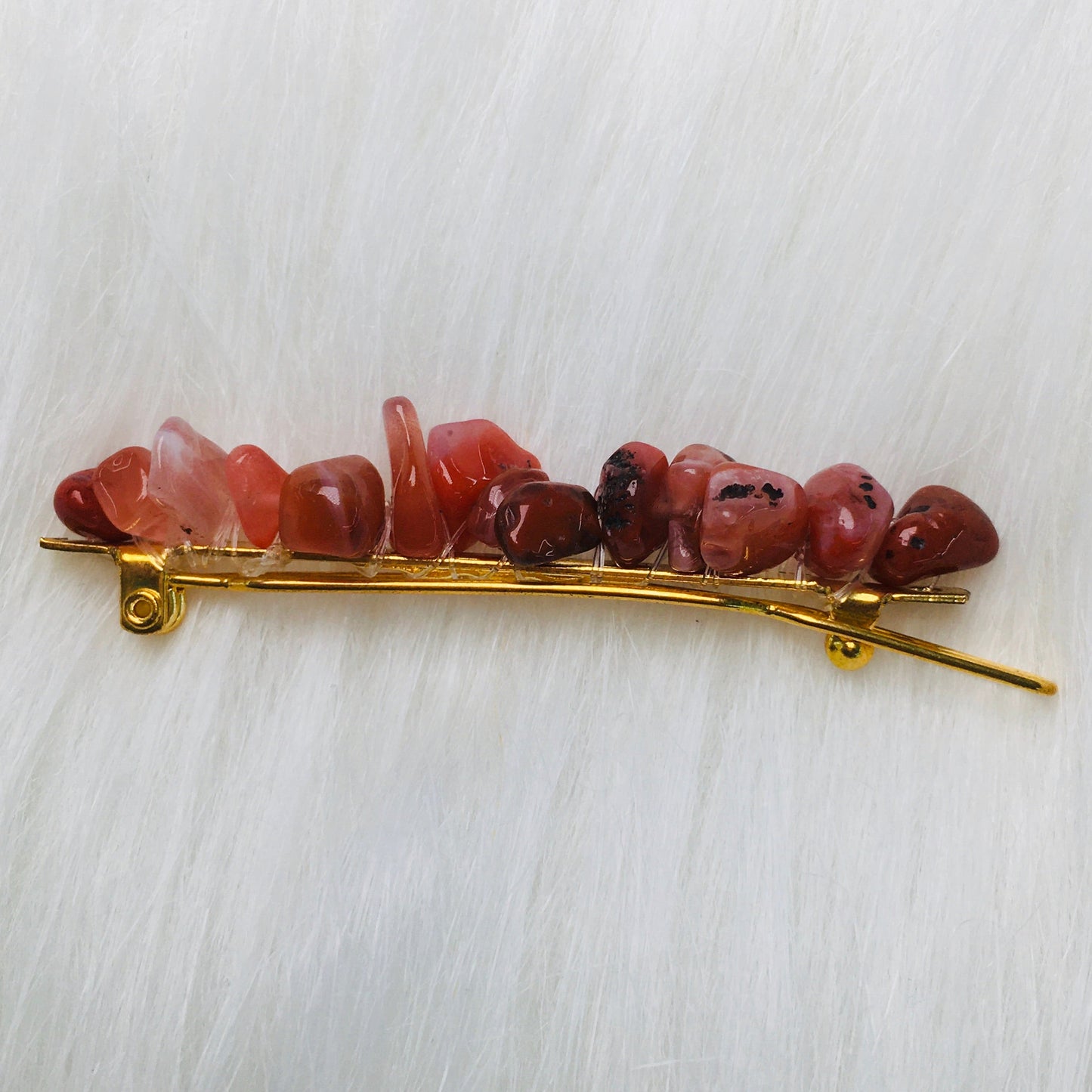 Natural Gravel Stone Hairpin