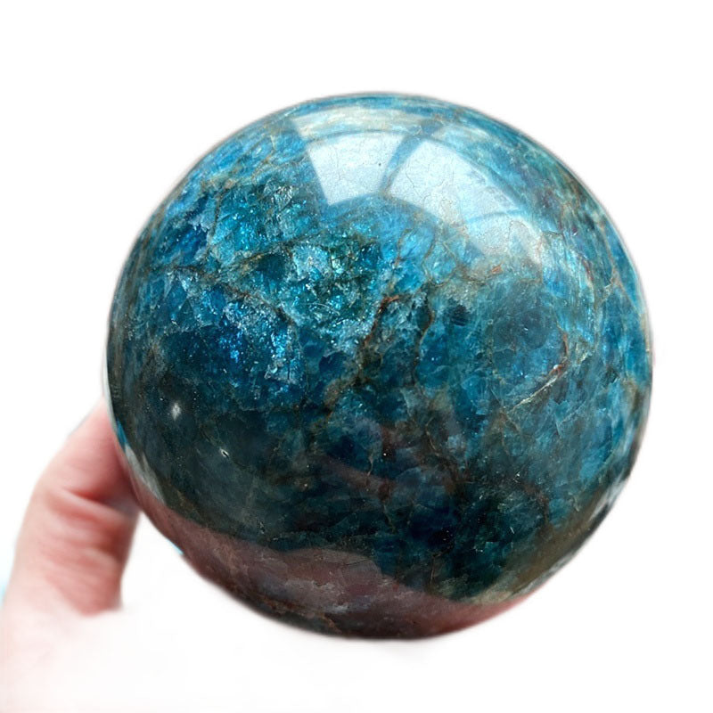 Apatite sphere/Crystal healing/mineral ball collection Free shipping over $200