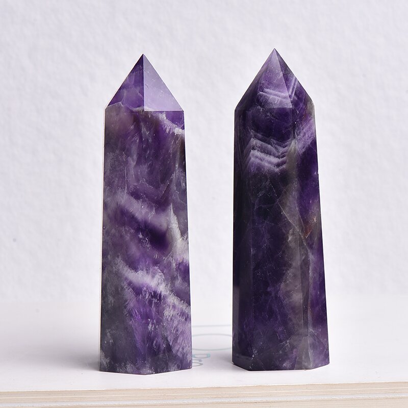 Nature dream amethyst tower/Crystal point/self healing/tower hobbies