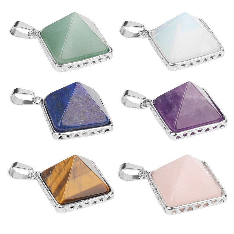 Pyramid pendant/Crystal pendant/Crystal healing