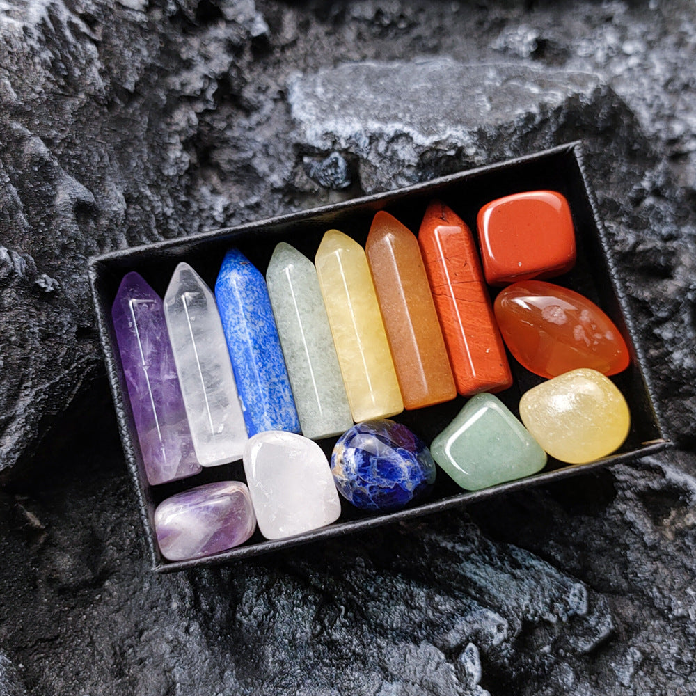 Chakra yoga rocks/Crystal healing/Energy crystal/Collection Free shipping over $200