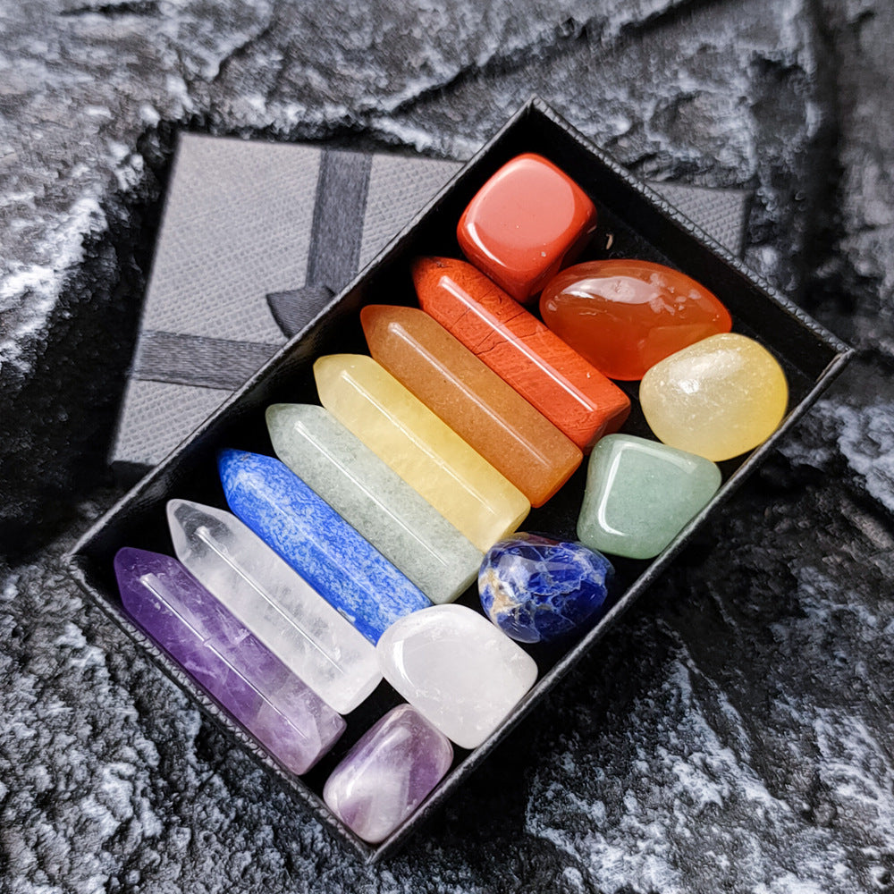 Chakra yoga rocks/Crystal healing/Energy crystal/Collection Free shipping over $200