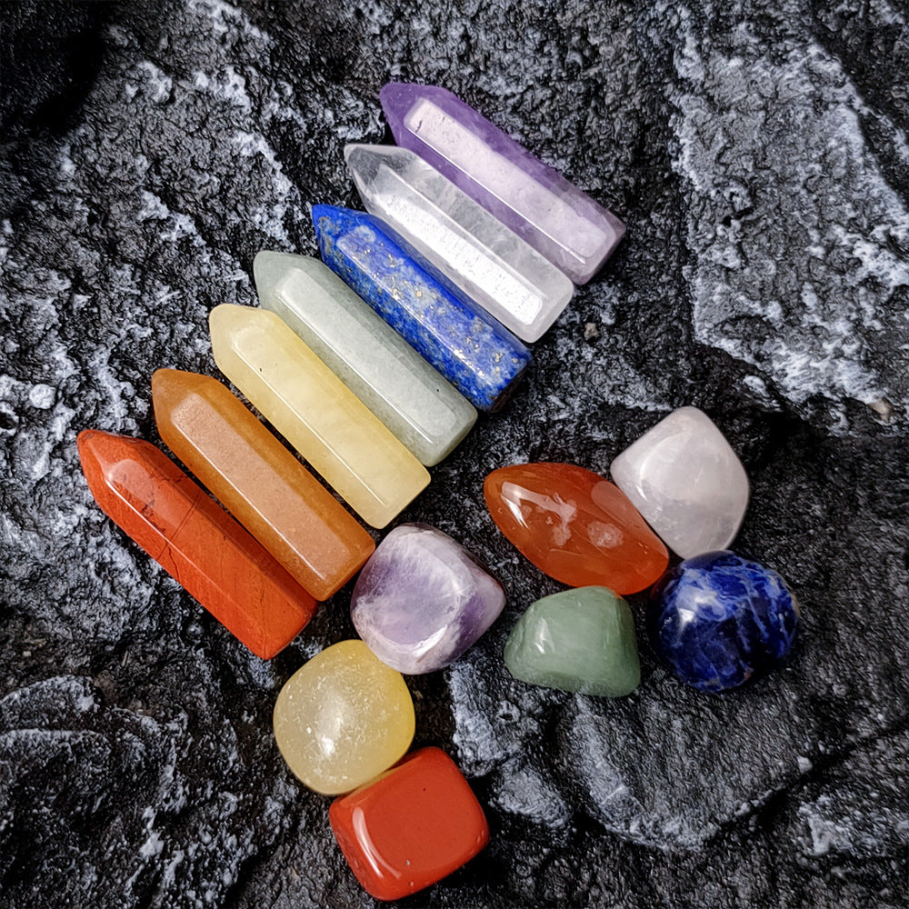 Chakra yoga rocks/Crystal healing/Energy crystal/Collection Free shipping over $200