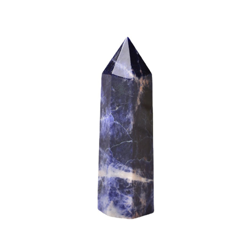 Nature sodalite tower/Crystal point/Crystal healing/Collection