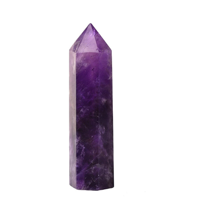 Nature dream amethyst tower/Crystal point/self healing/tower hobbies