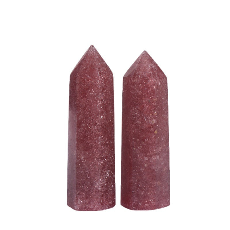 Strawberry quartz tower/point/Crystal healing/Collection